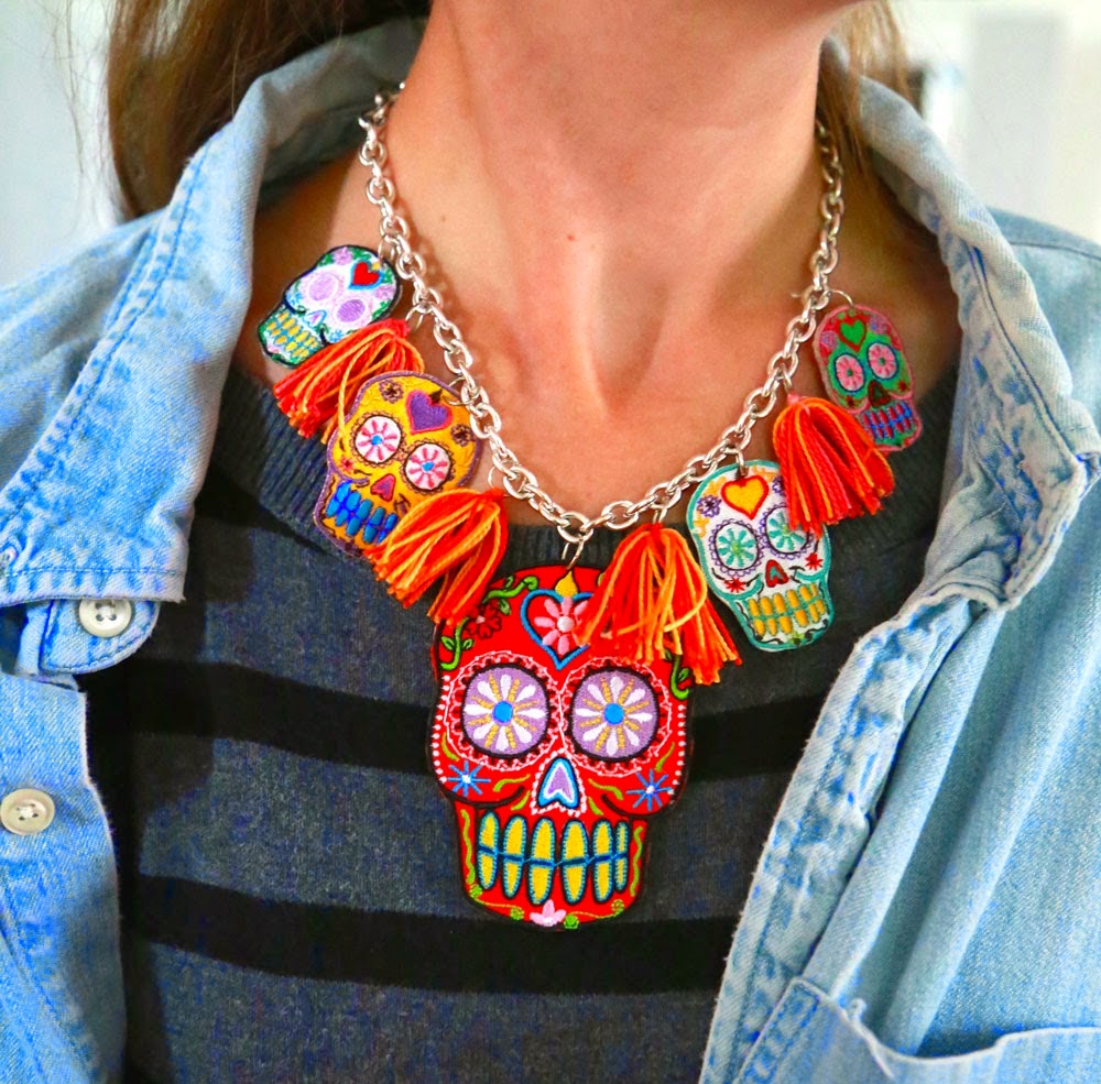 http://www.auntpeaches.com/2014/10/sugar-skull-necklace.html